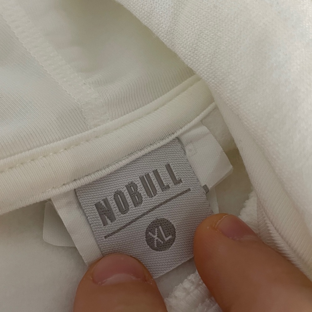 NOBULL White Hoodie. Like new. - Picture 3 of 12